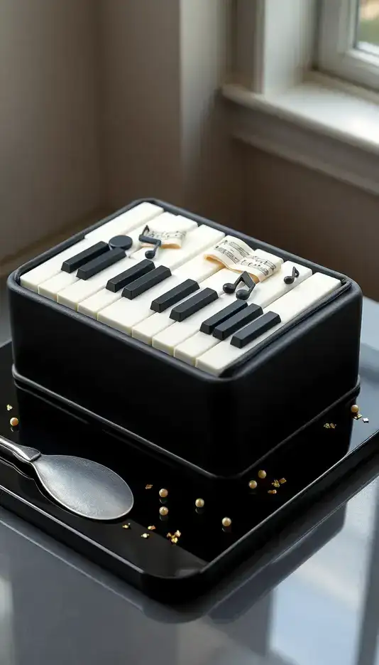 Classic Black and White Keyboard Delight