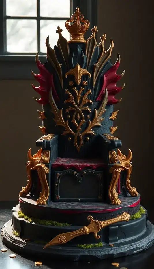 Petite Fruit-Topped Drip Cake