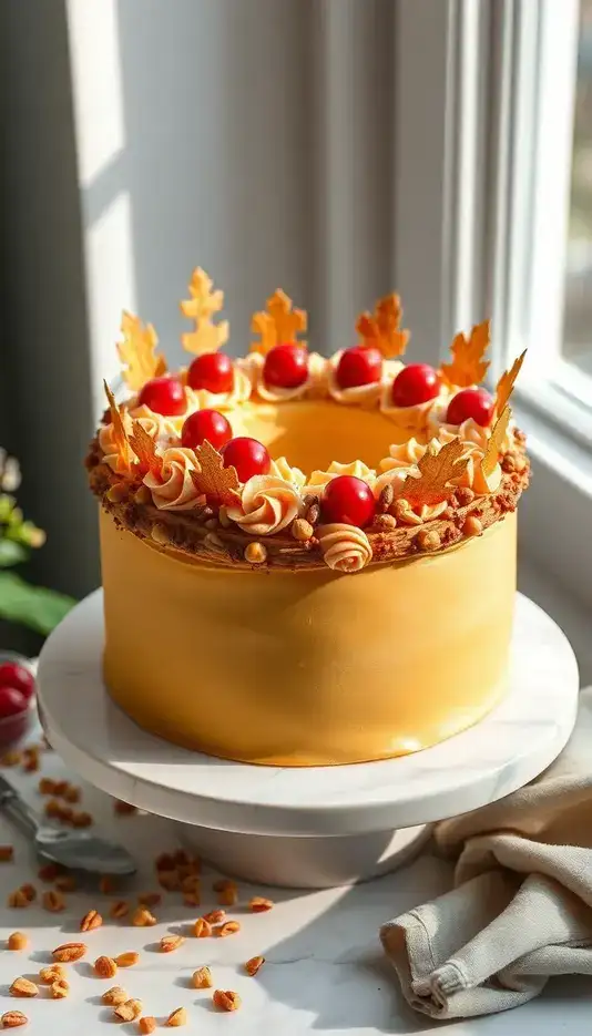 Dried Citrus & Blush Floral Tier