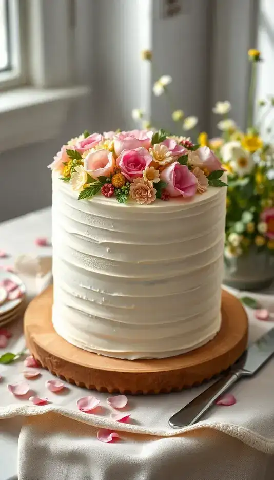 Pistachio Textured Buttercream Waves