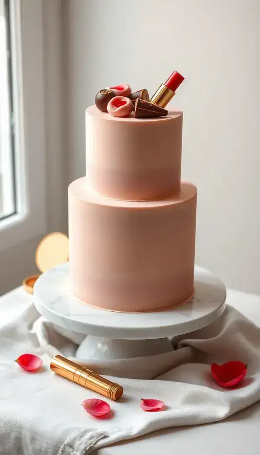 Lavender Ombré Layered Cake