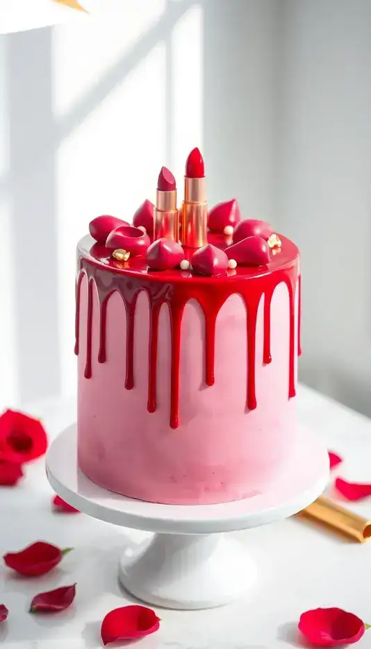Whimsical Pansy-Decorated Cake