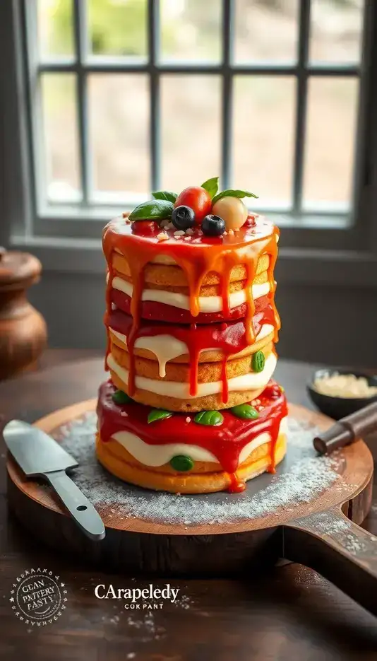 Confetti Drip Retro Party Cake
