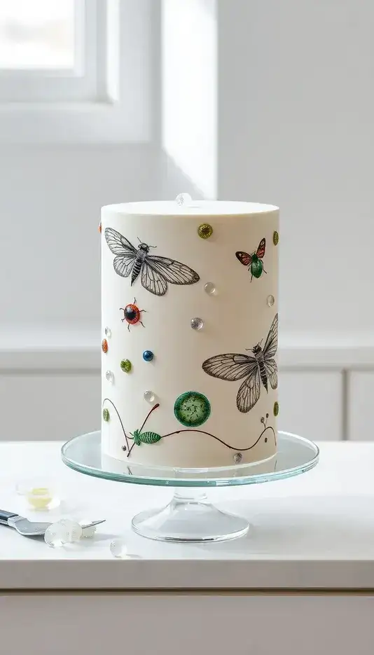 Personalized Name Birthday Cake