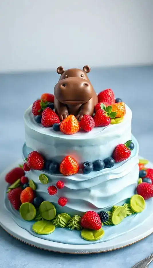 Chocolate Drip With Metallic Touches