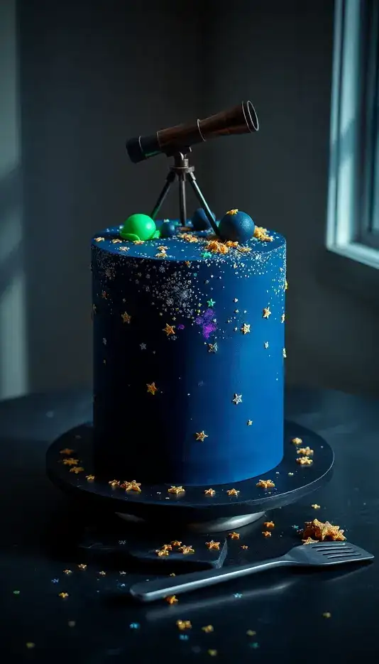 Glow-in-the-Dark Star Cake