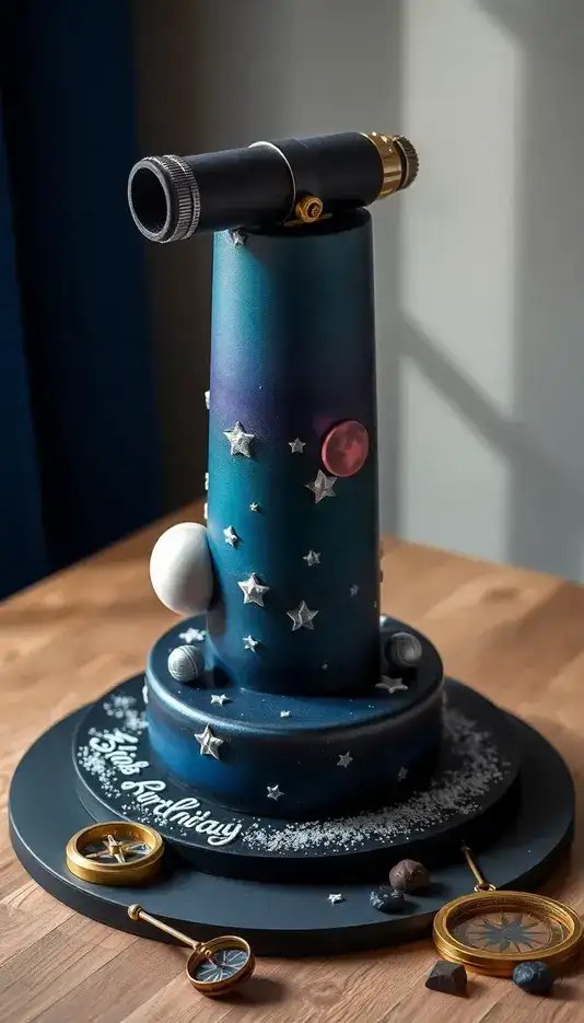 Space Explorer’s Birthday Cake