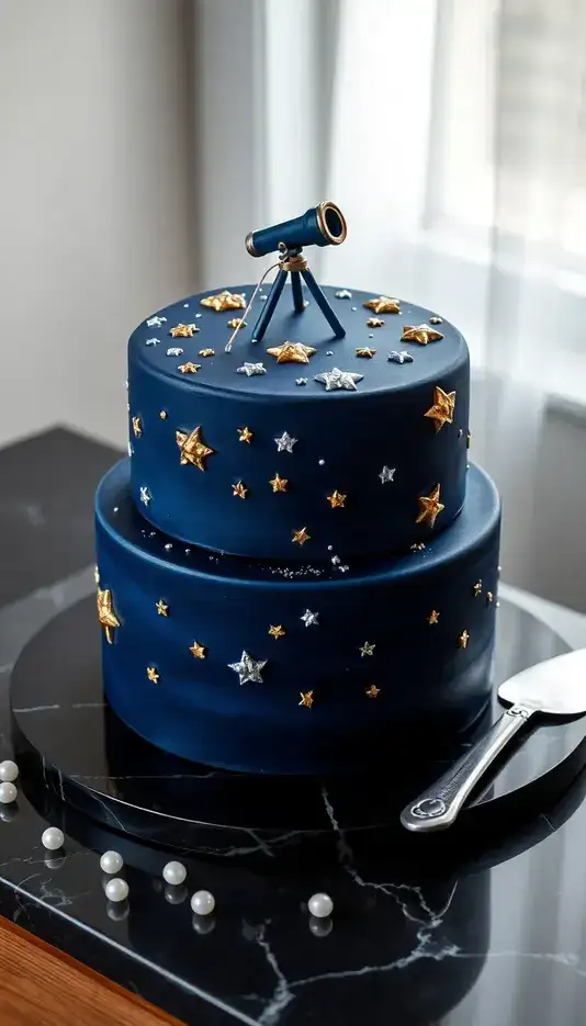 Twinkling Edible Star Cake