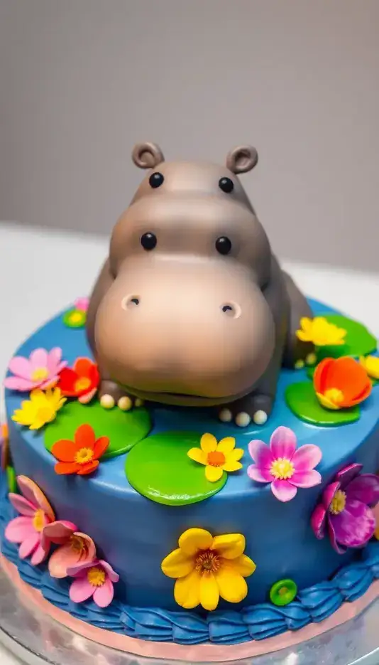 Edible Watercolor Art Cake