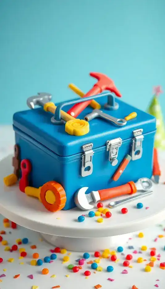 Fishing Pond Watercolor Cake