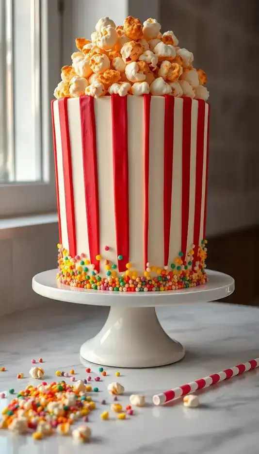 Crimson Watercolor Buttercream Slices