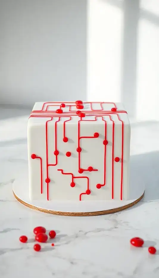 Elegant Marble Pattern With Silver Accents