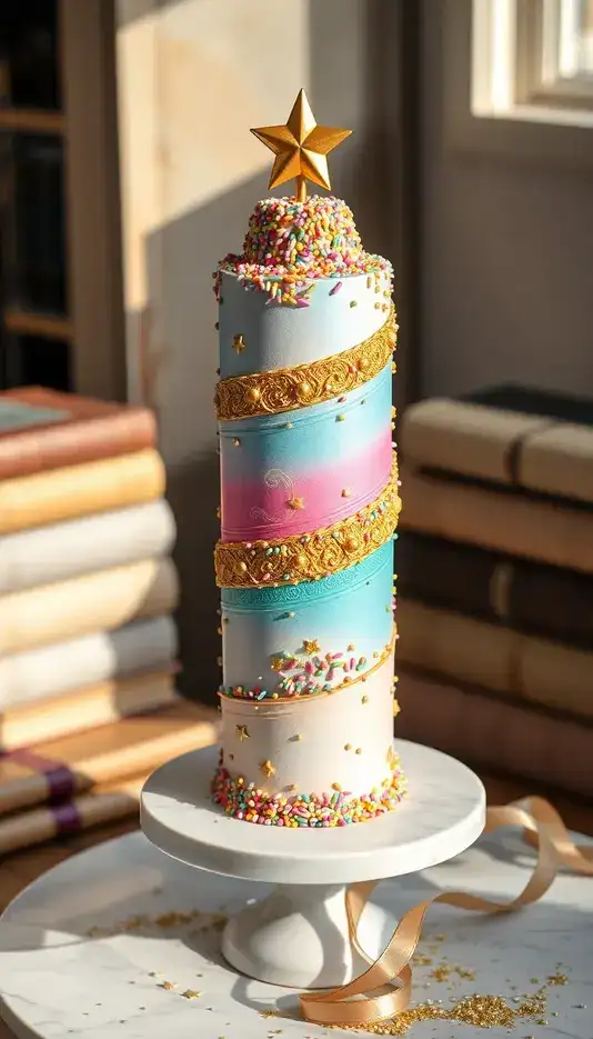 Tropical Fruit Fiesta Cake