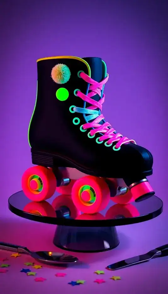 Glow-In-The-Dark Skate Cake