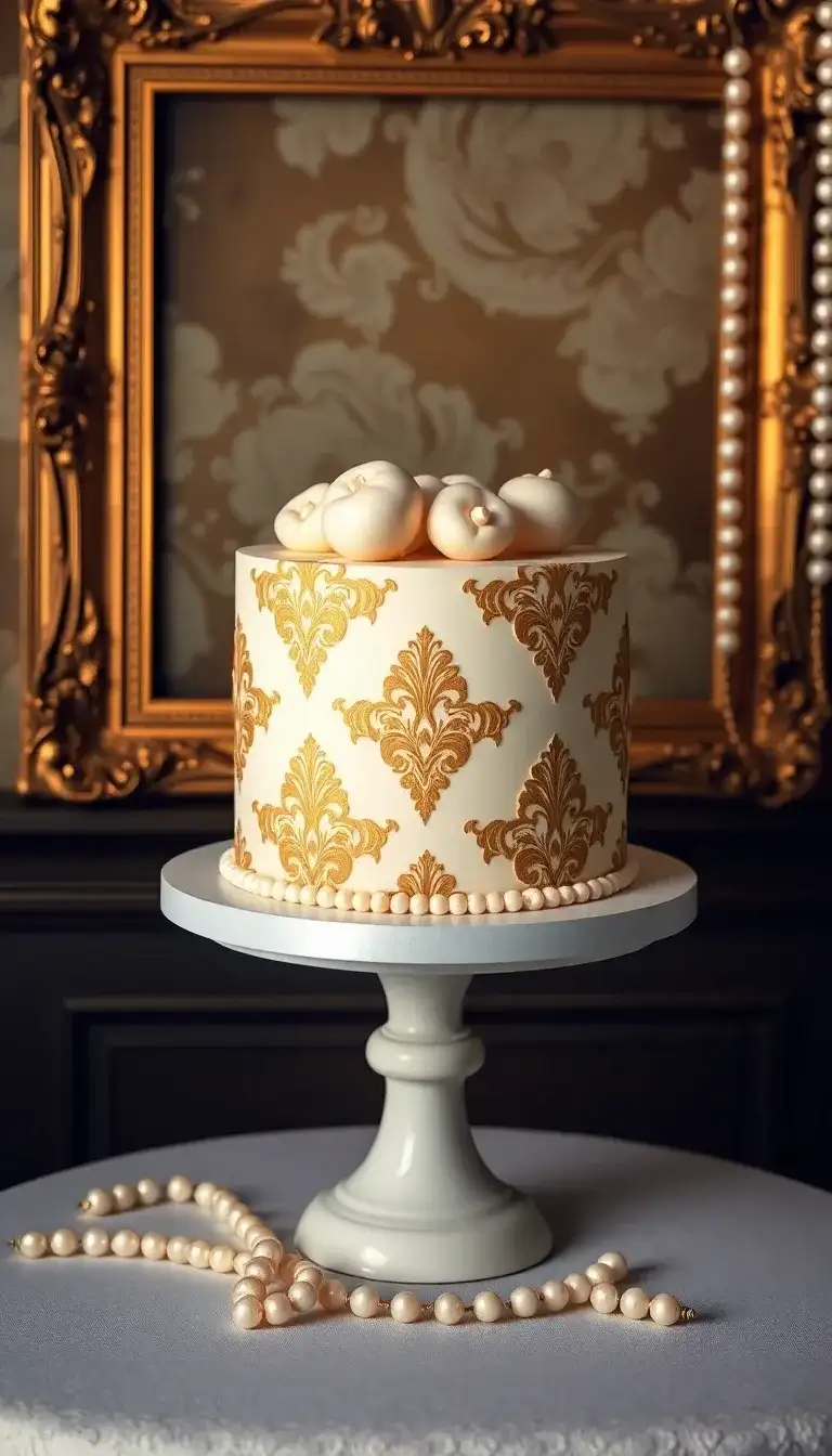 Gold Damask Gold Damask