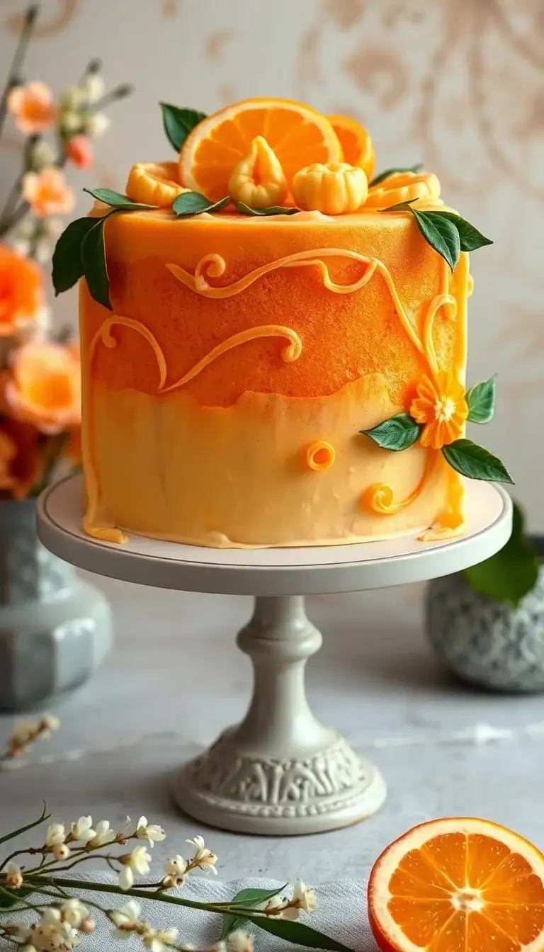 Art Nouveau Orange