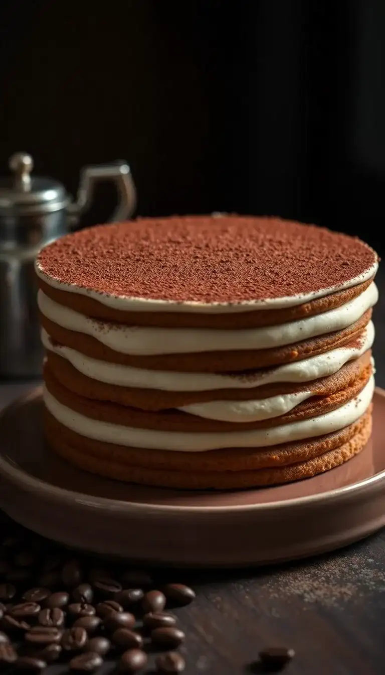 Coffee Tiramisu Tower
