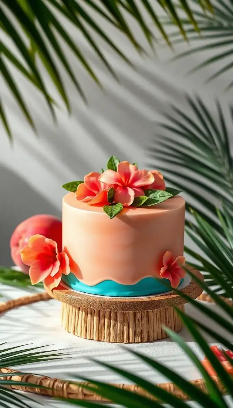 Tropical Peach Paradise