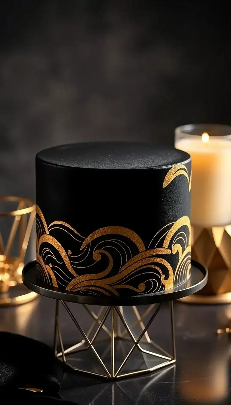 Gold Deco Wave Gold Deco Wave