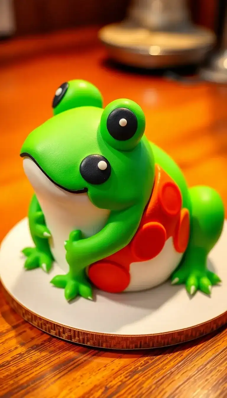 Naruto's Frog Wallet Cake Naruto's Frog Wallet Cake