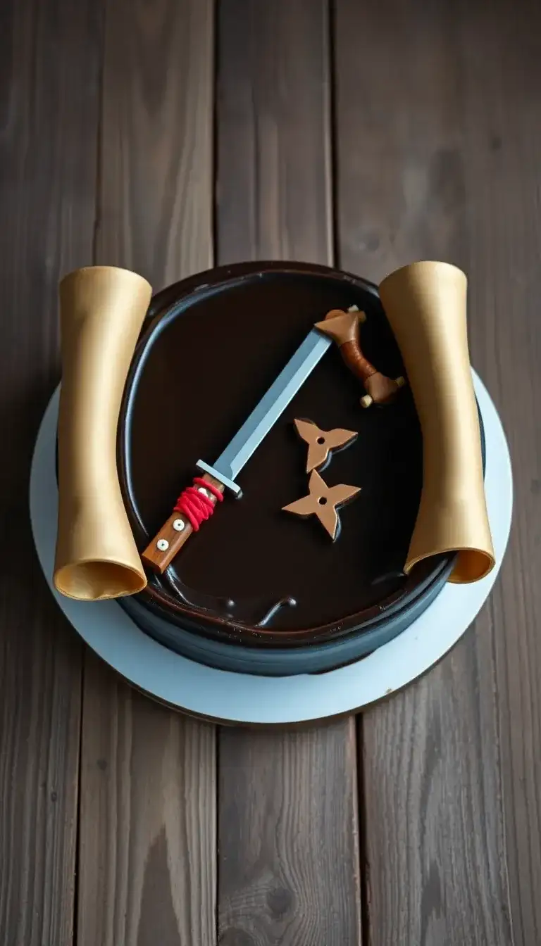 Ninja Tool Scroll Cake Ninja Tool Scroll Cake