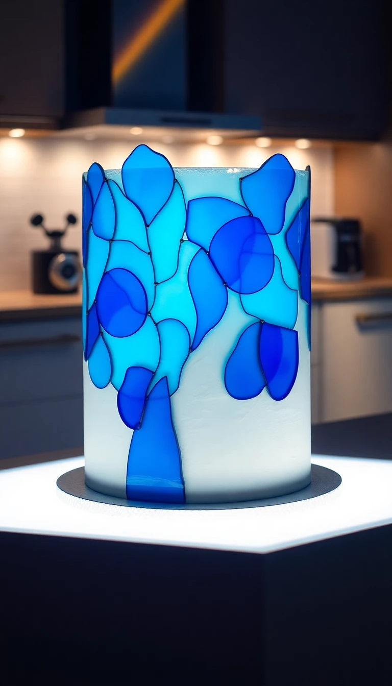 Blue Stained Glass Blue Stained Glass