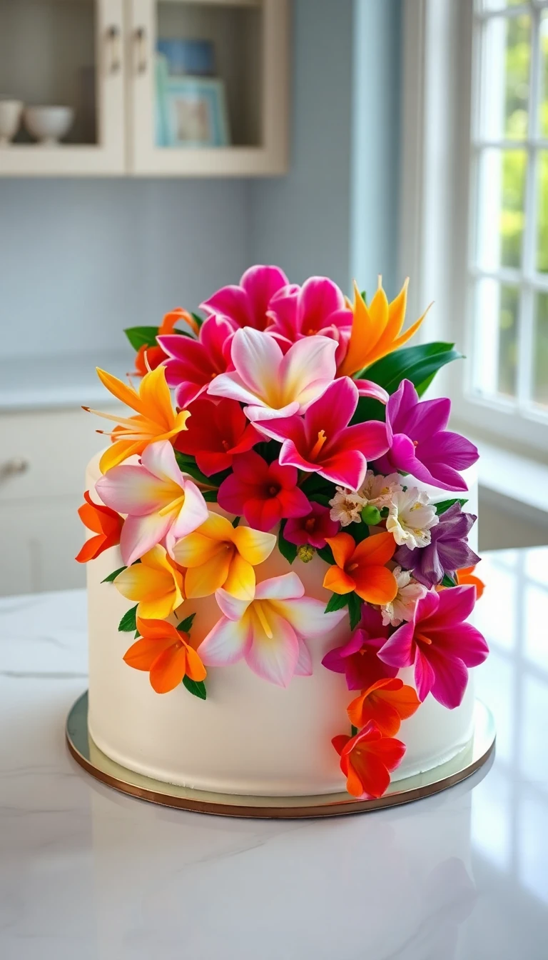 Tropical Flower Cascade Tropical Flower Cascade