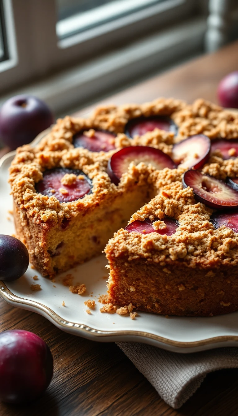 Rustic Plum Crumble