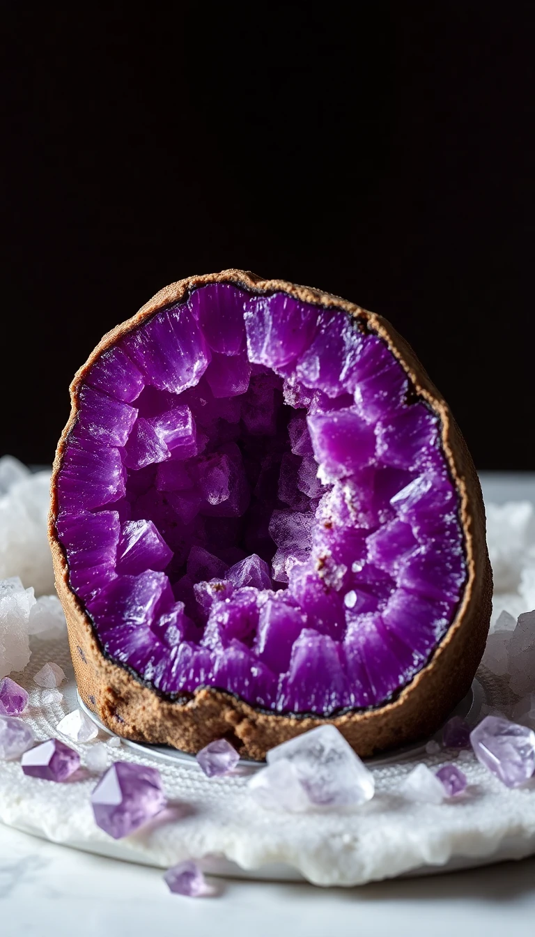 Grape Crystal Geode Grape Crystal Geode