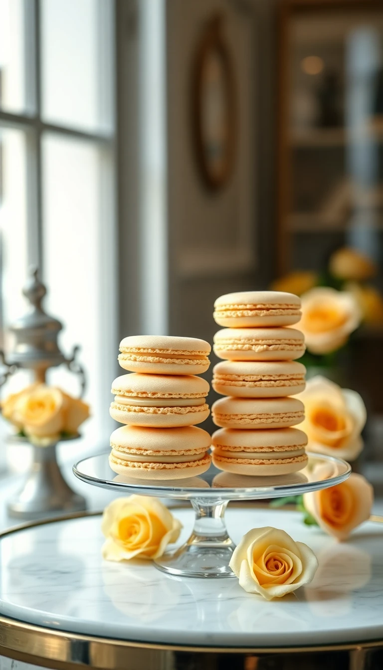 Yellow Macaron Tower