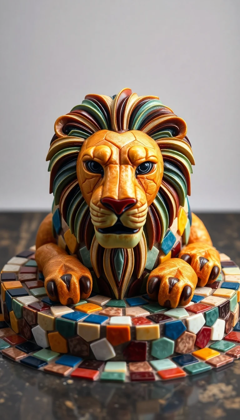 Mosaic Lion