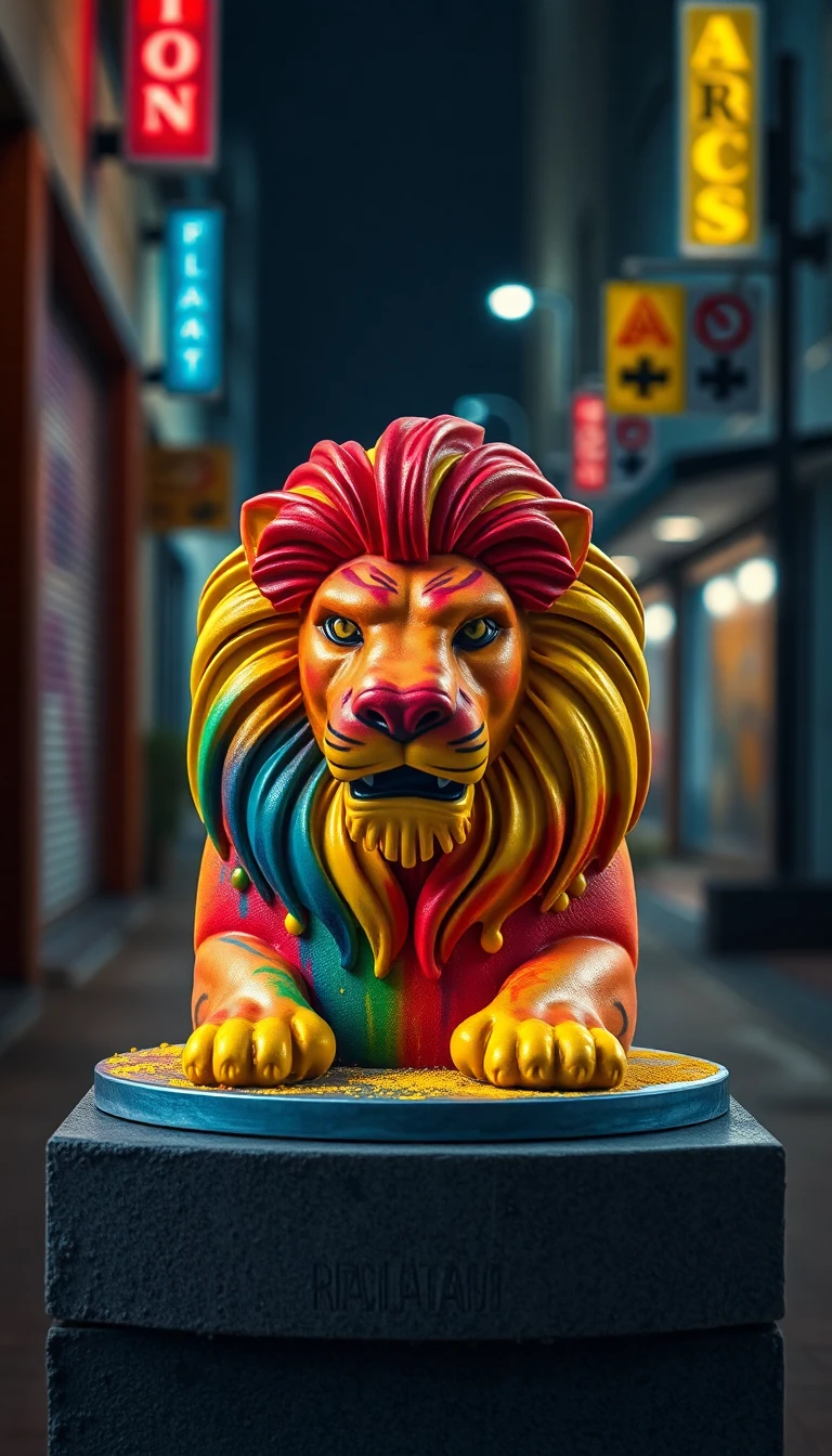 Graffiti Lion