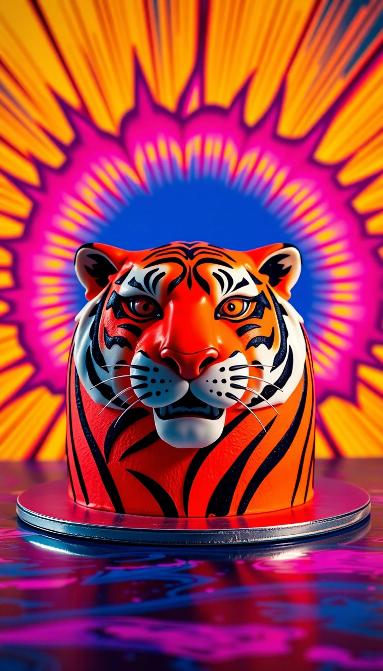 Pop Art Tiger Pop Art Tiger