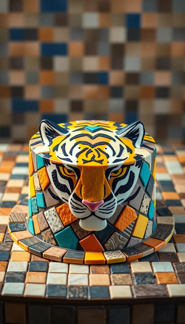 Mosaic Tiger Mosaic Tiger