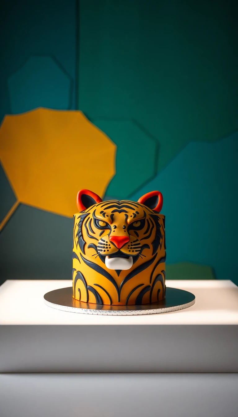 Stained Glass Tiger Stained Glass Tiger