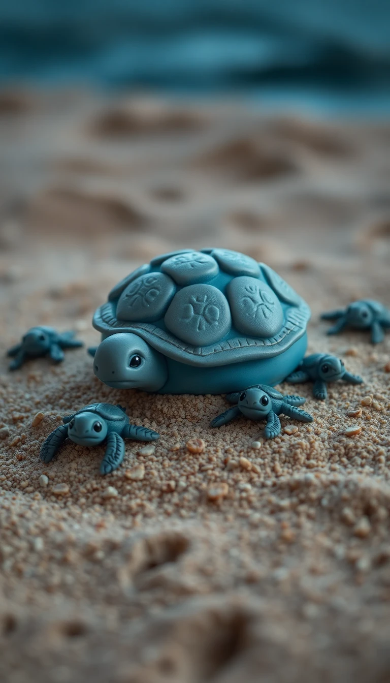 Baby Sea Turtle Cake