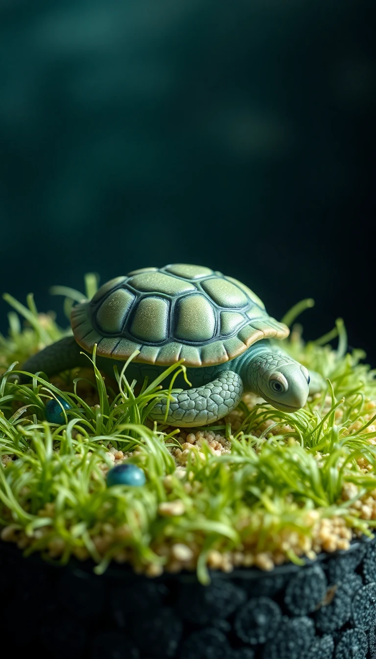 Seagrass Meadow Cake
