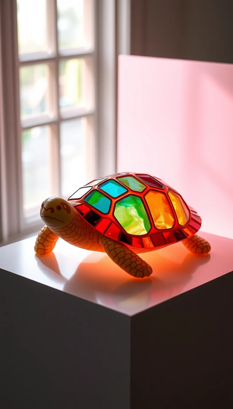 Stained Glass Turtle