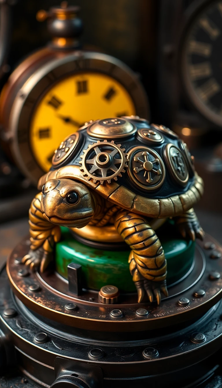 Steampunk Sea Turtle