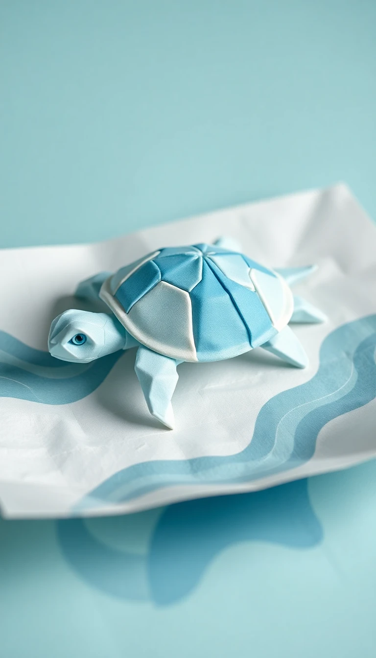 Origami Turtle Cake