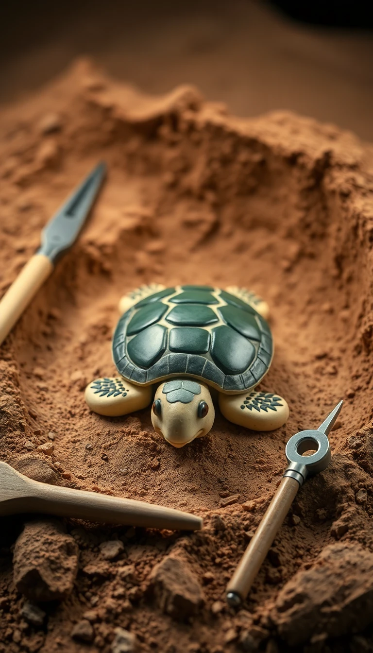 Fossil Turtle Cake