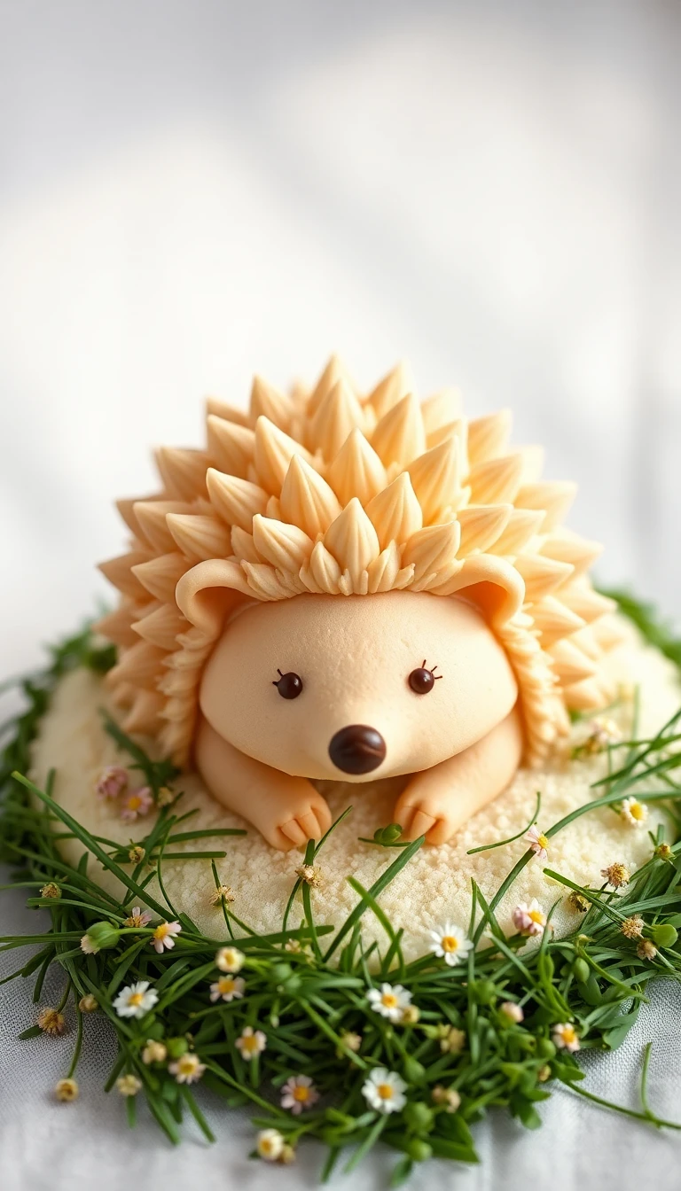 Baby Hedgehog Cake