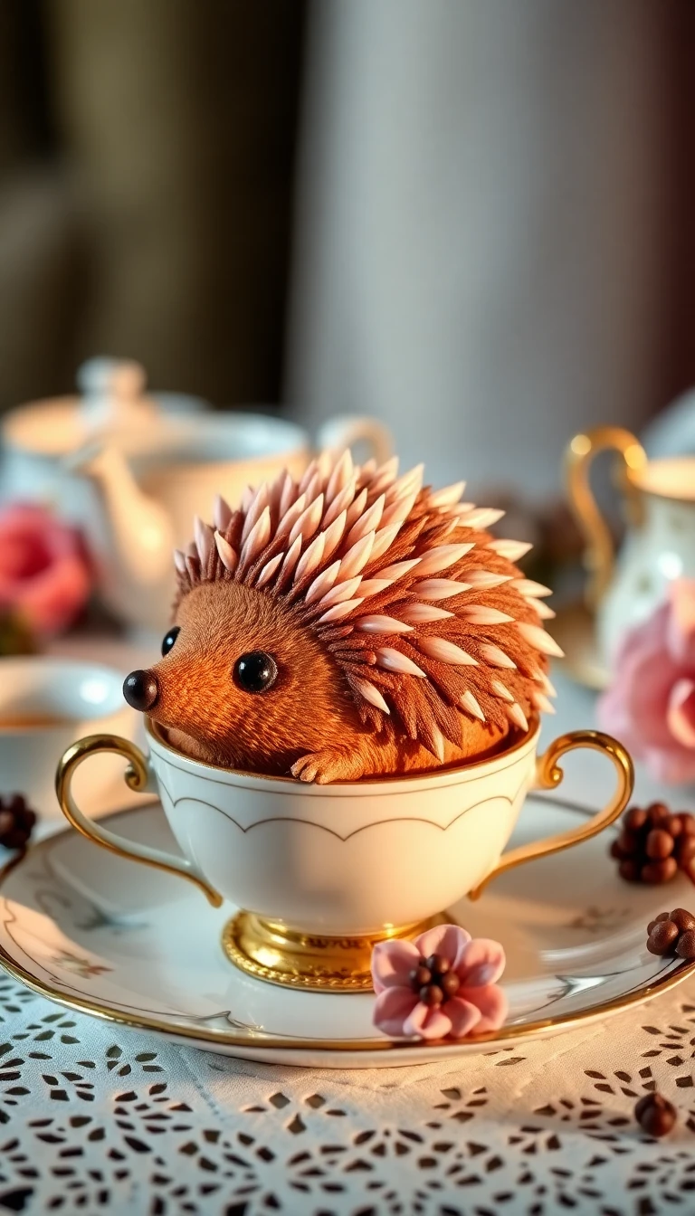 Tea Party Hedgehog