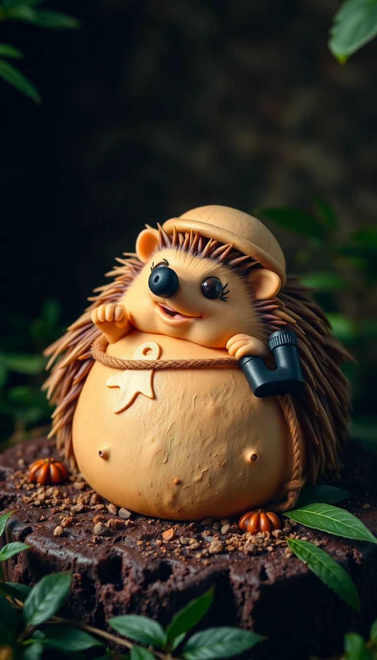 Safari Hedgehog Cake