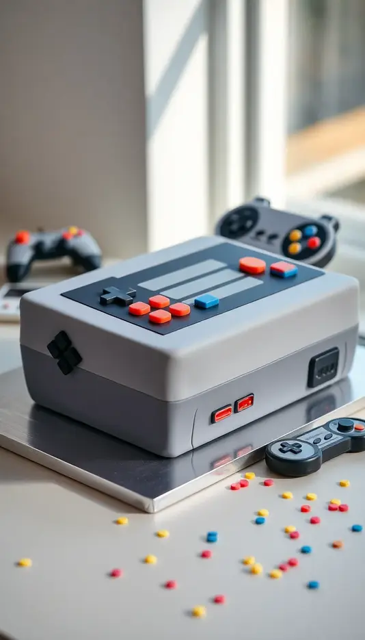 8-Bit Style Cake Design