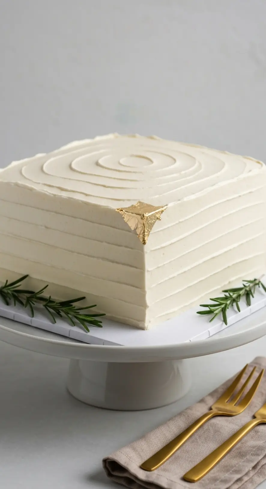 Crisp Square Layered Cake