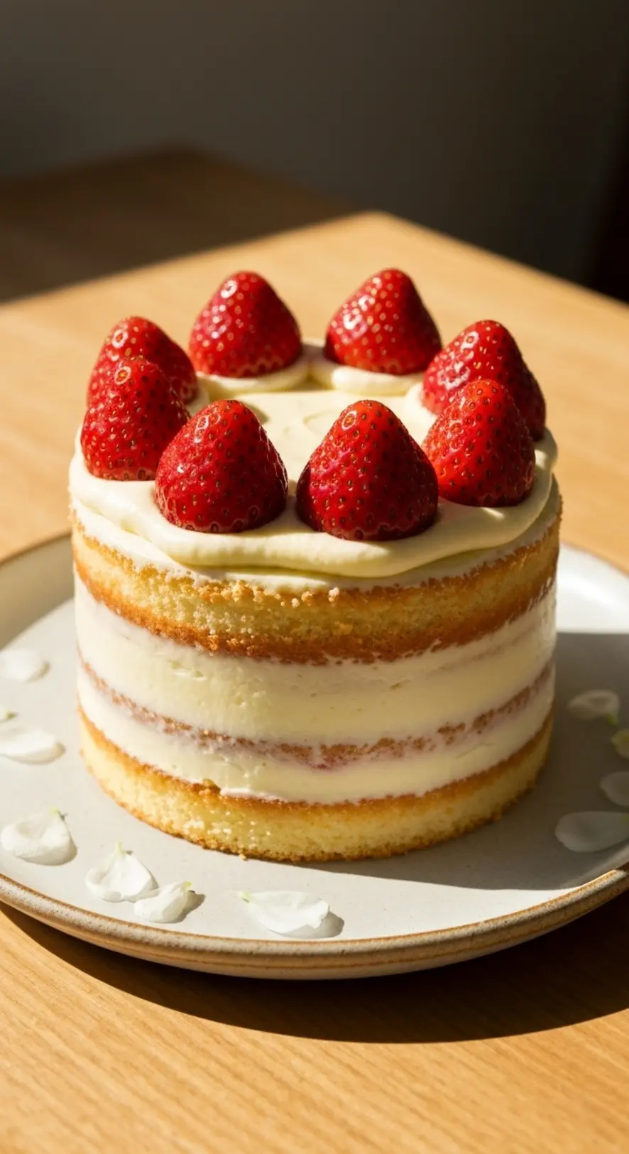 Honey Cake with Dried Lavender Sprigs