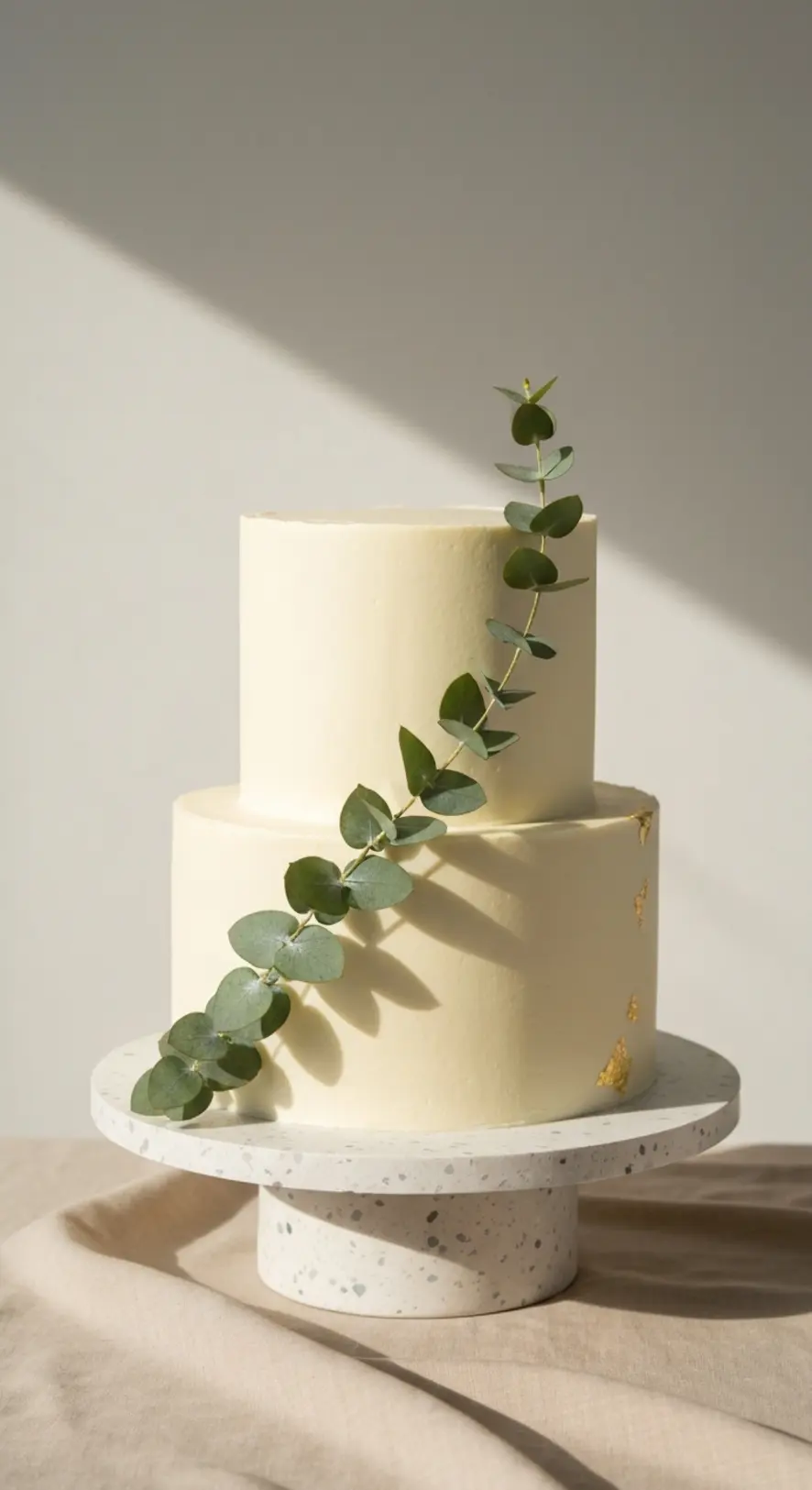 Blush Pink With Delicate Rosette Accents