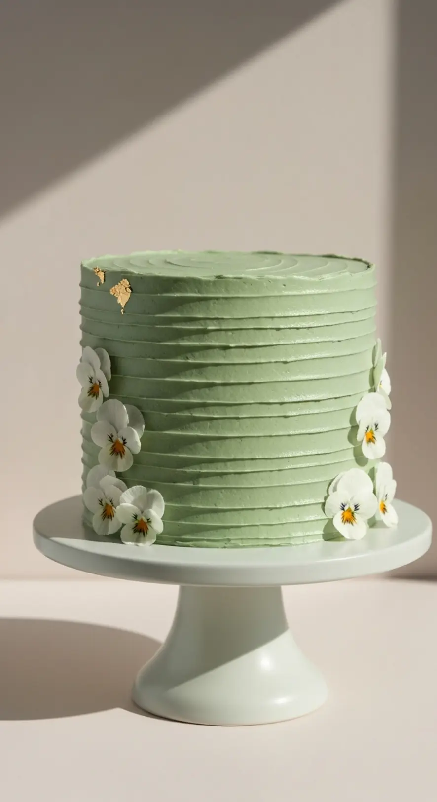 Sage Green With Subtle Ruffle Texture