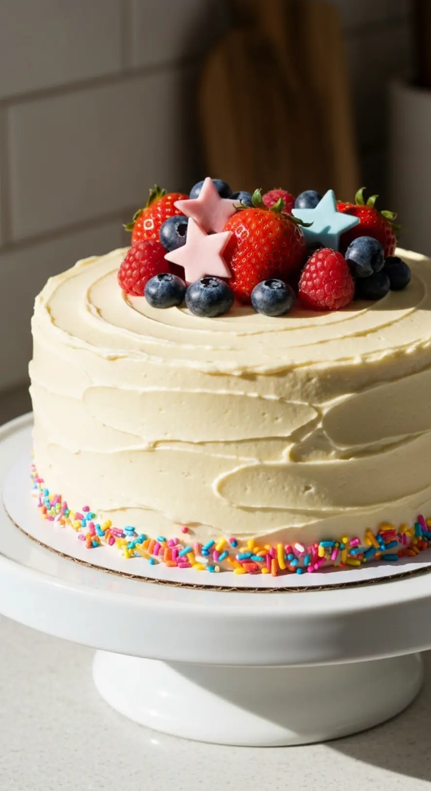 Confetti Birthday Sheet Cake